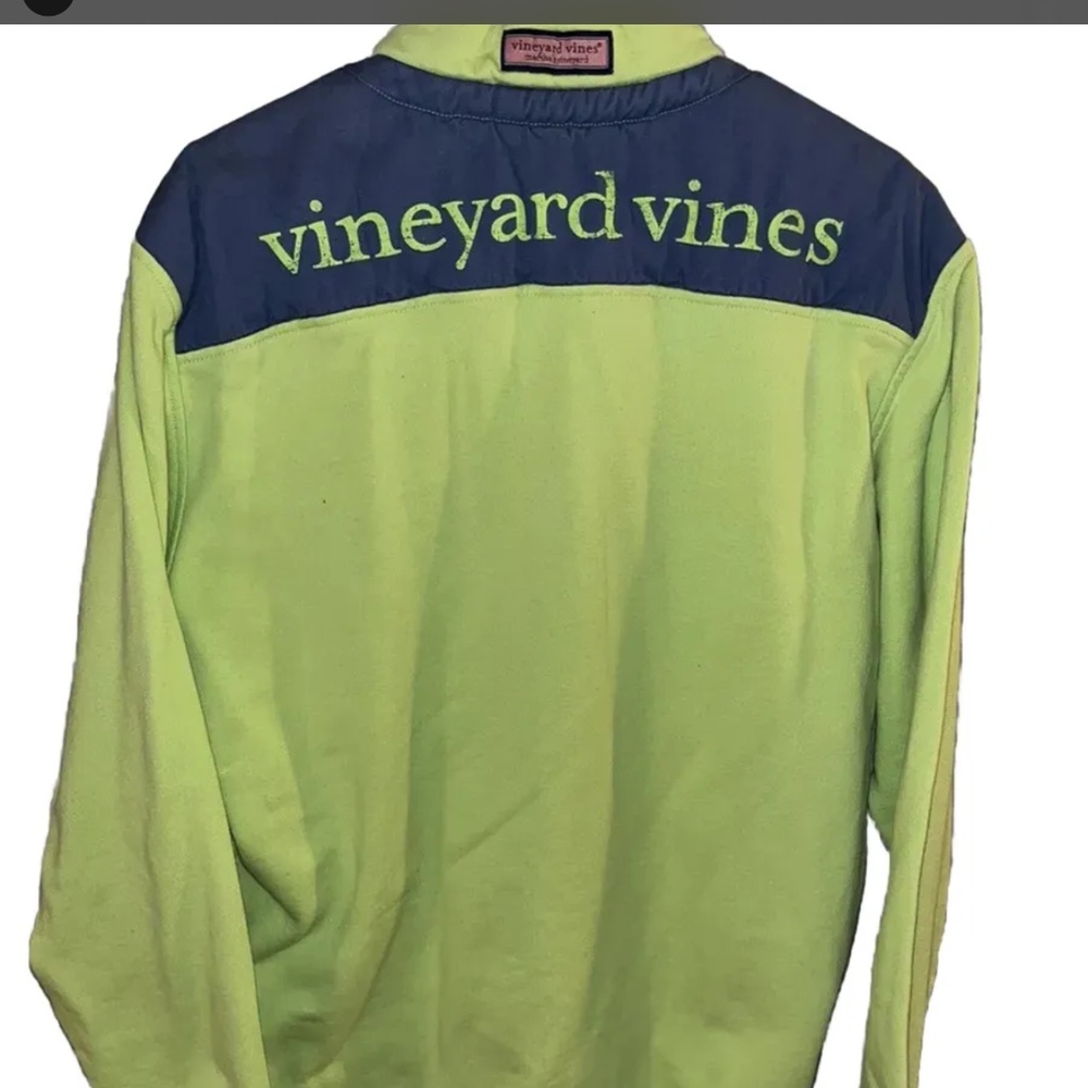 Vineyard Vines green 3/4 zip sweatshirt sizes xl